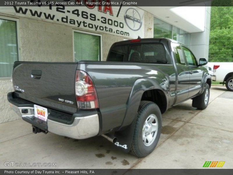 Magnetic Gray Mica / Graphite 2012 Toyota Tacoma V6 SR5 Access Cab 4x4