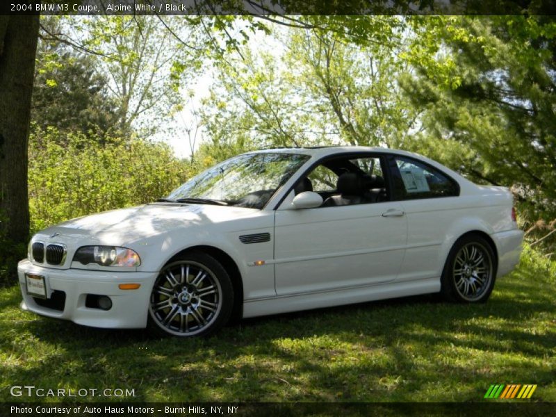Alpine White / Black 2004 BMW M3 Coupe