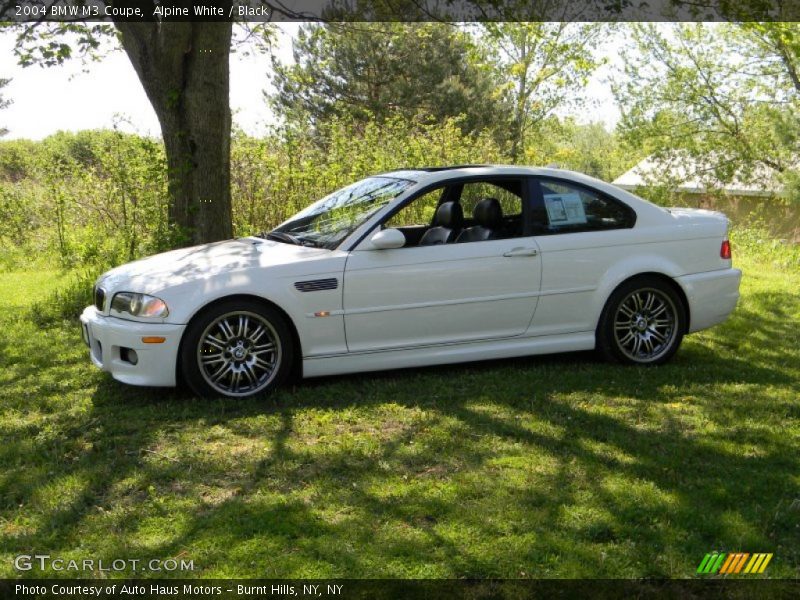 Alpine White / Black 2004 BMW M3 Coupe