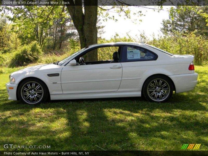 Alpine White / Black 2004 BMW M3 Coupe