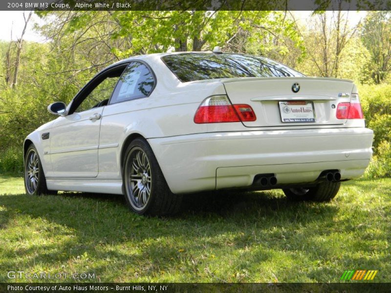 Alpine White / Black 2004 BMW M3 Coupe