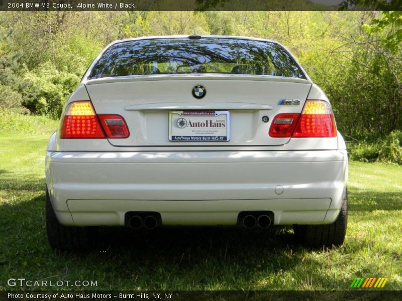 Alpine White / Black 2004 BMW M3 Coupe