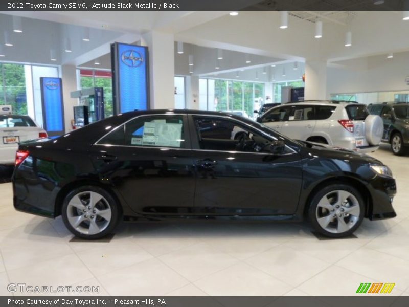 Attitude Black Metallic / Black 2012 Toyota Camry SE V6