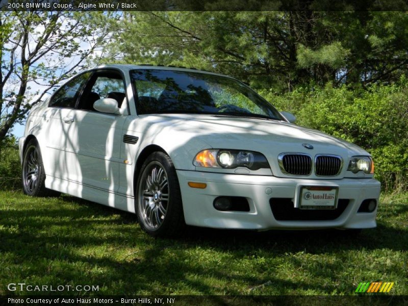 Alpine White / Black 2004 BMW M3 Coupe