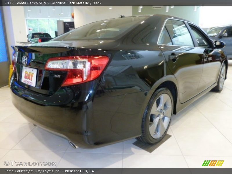 Attitude Black Metallic / Black 2012 Toyota Camry SE V6