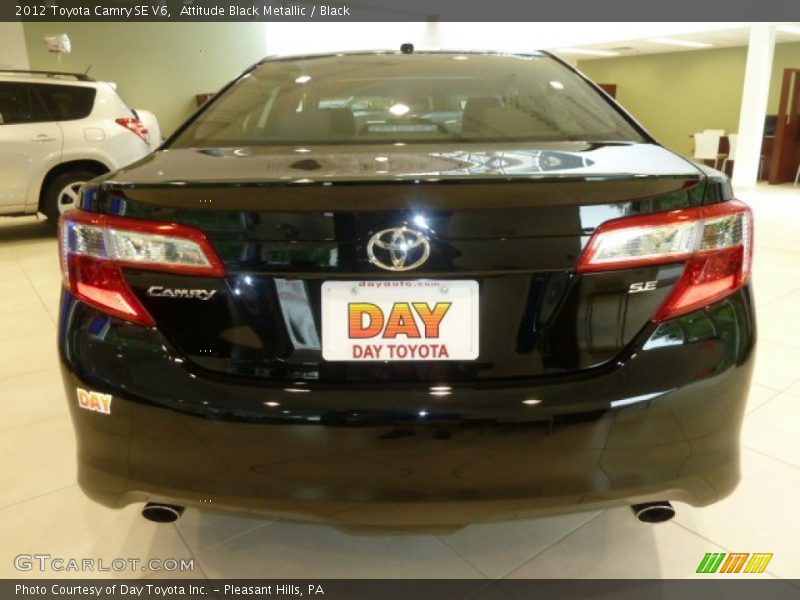 Attitude Black Metallic / Black 2012 Toyota Camry SE V6