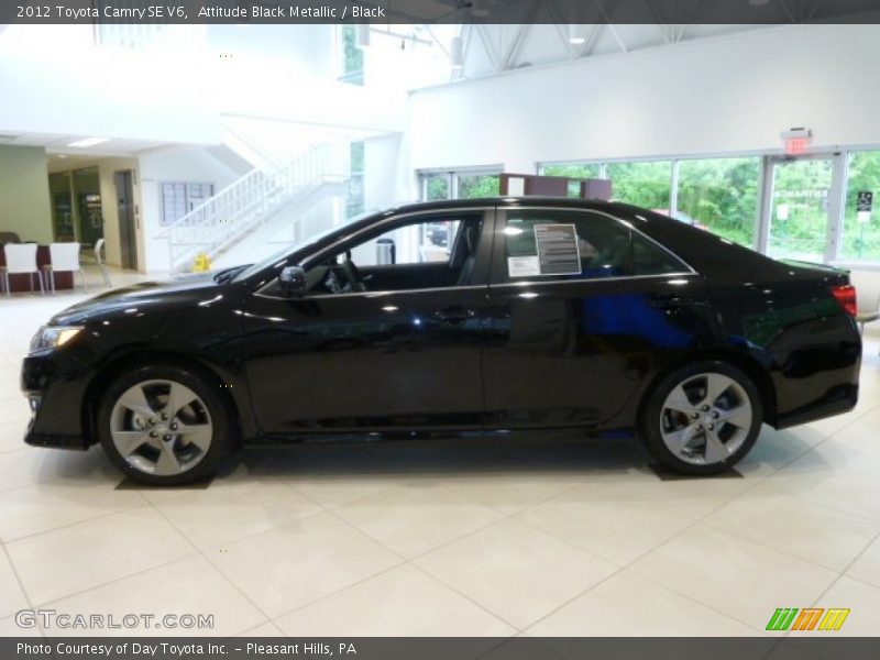 Attitude Black Metallic / Black 2012 Toyota Camry SE V6