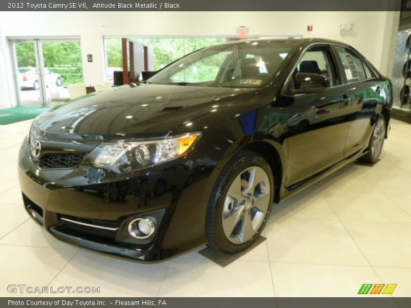 Attitude Black Metallic / Black 2012 Toyota Camry SE V6