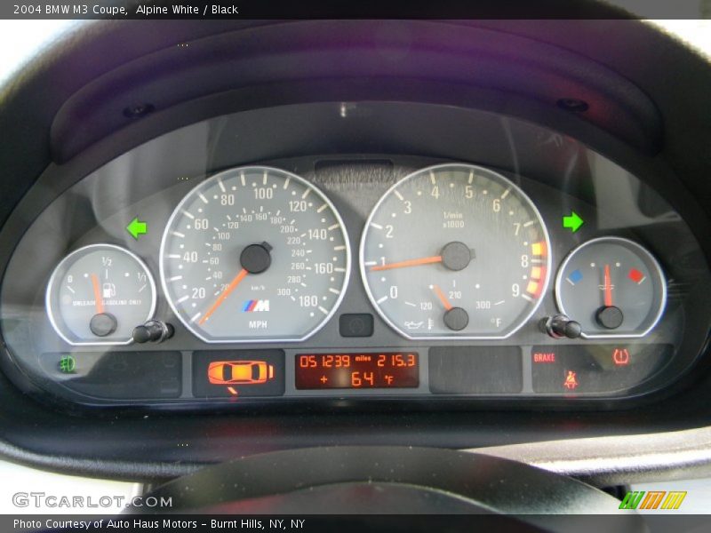 Alpine White / Black 2004 BMW M3 Coupe