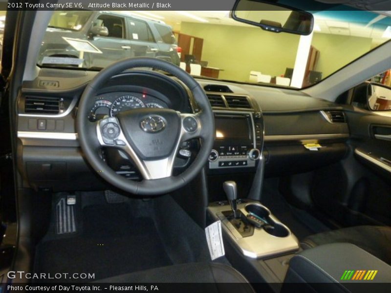 Attitude Black Metallic / Black 2012 Toyota Camry SE V6