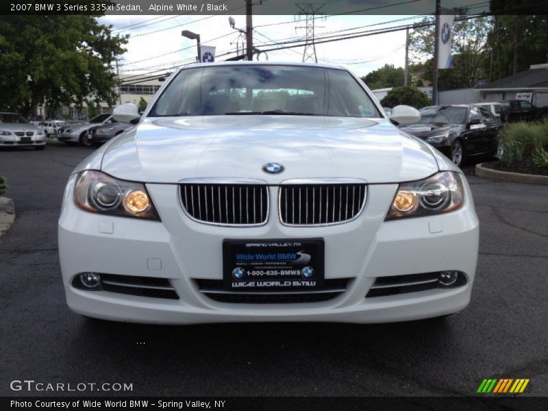 Alpine White / Black 2007 BMW 3 Series 335xi Sedan