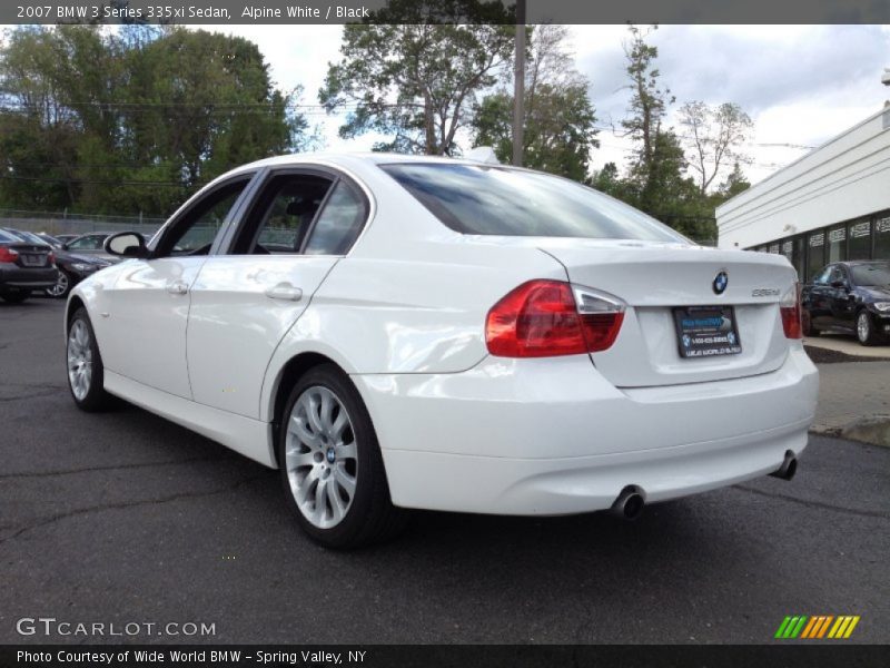 Alpine White / Black 2007 BMW 3 Series 335xi Sedan