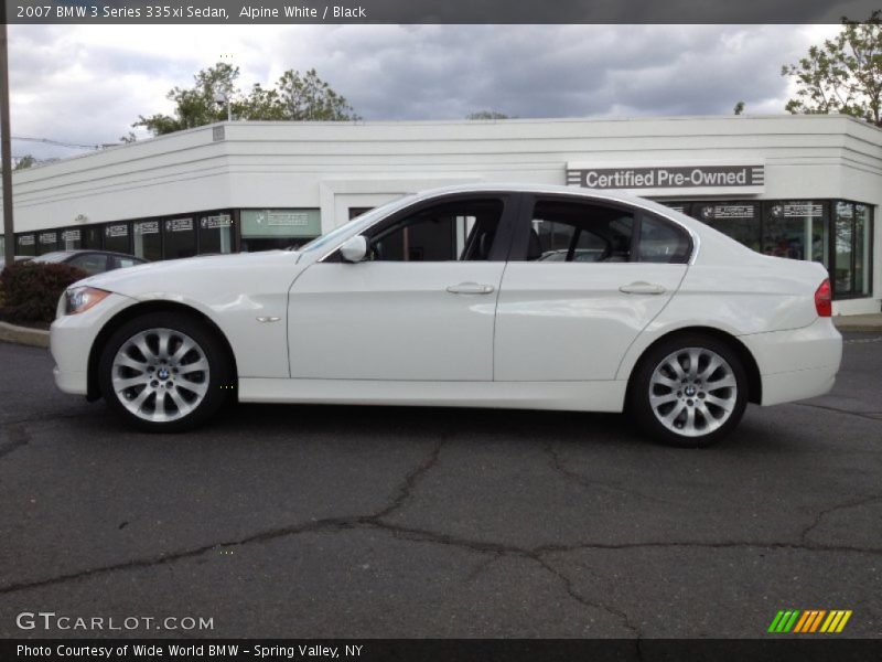 Alpine White / Black 2007 BMW 3 Series 335xi Sedan