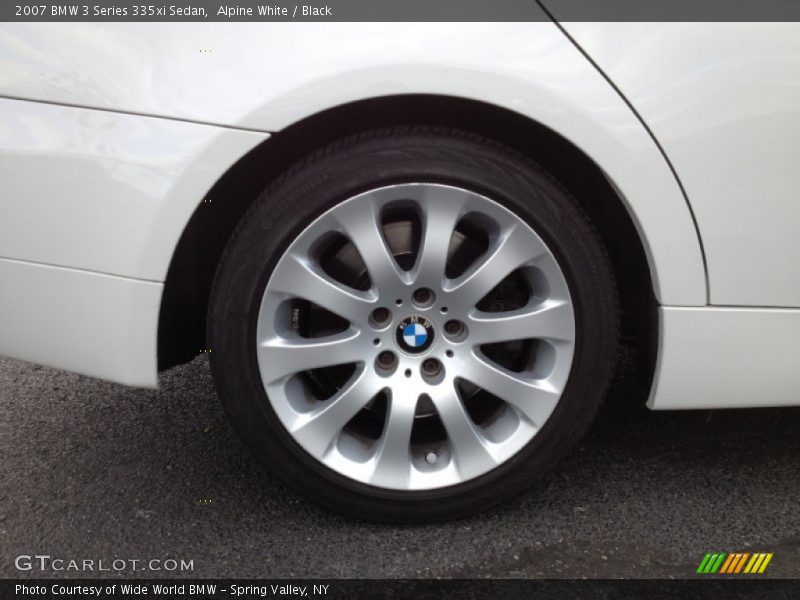 Alpine White / Black 2007 BMW 3 Series 335xi Sedan
