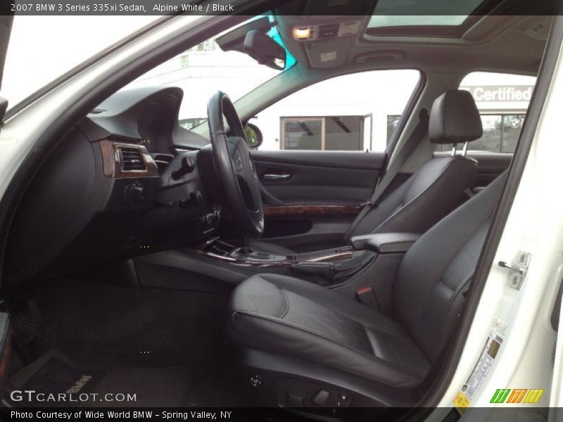 Alpine White / Black 2007 BMW 3 Series 335xi Sedan