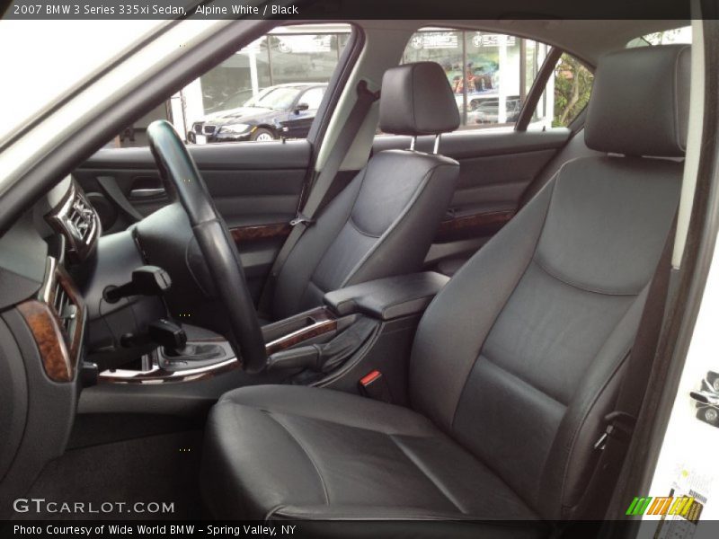 Alpine White / Black 2007 BMW 3 Series 335xi Sedan