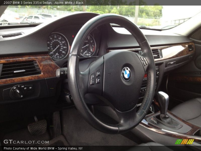 Alpine White / Black 2007 BMW 3 Series 335xi Sedan