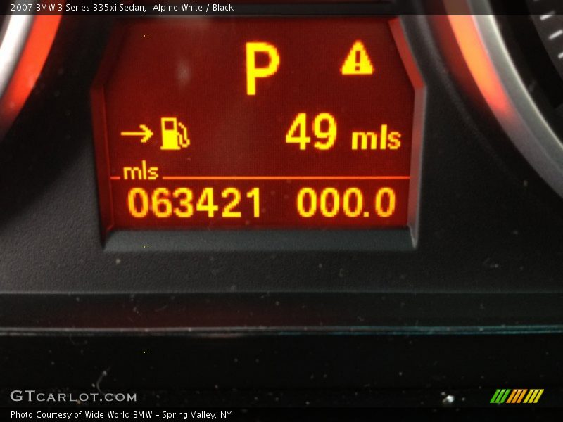 Alpine White / Black 2007 BMW 3 Series 335xi Sedan