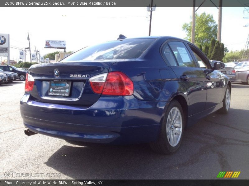 Mystic Blue Metallic / Beige 2006 BMW 3 Series 325xi Sedan
