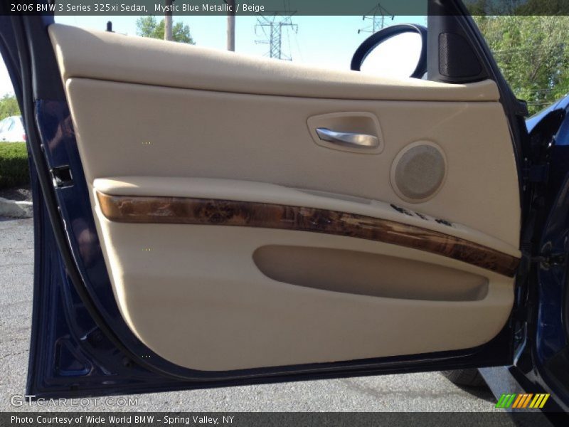 Mystic Blue Metallic / Beige 2006 BMW 3 Series 325xi Sedan