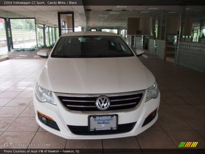 Candy White / Black 2009 Volkswagen CC Sport