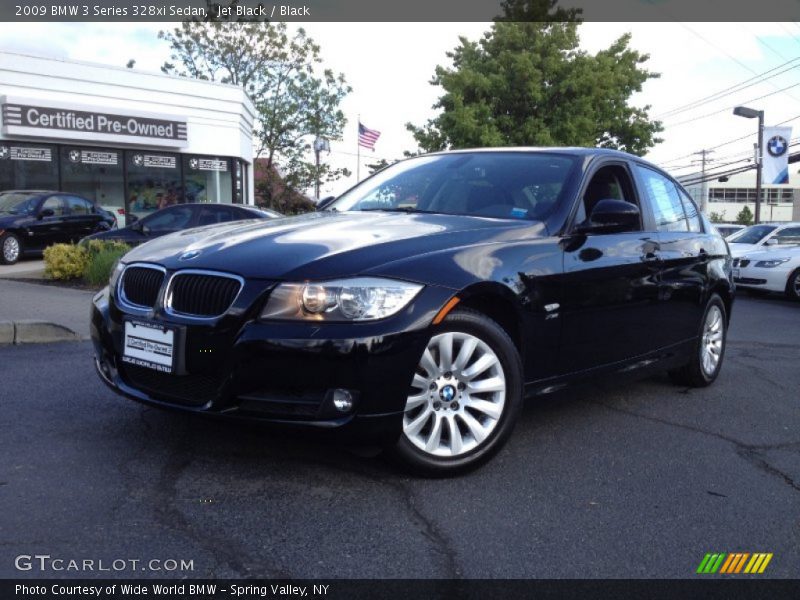 Jet Black / Black 2009 BMW 3 Series 328xi Sedan