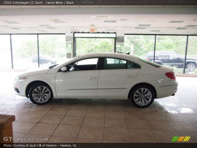 Candy White / Black 2009 Volkswagen CC Sport