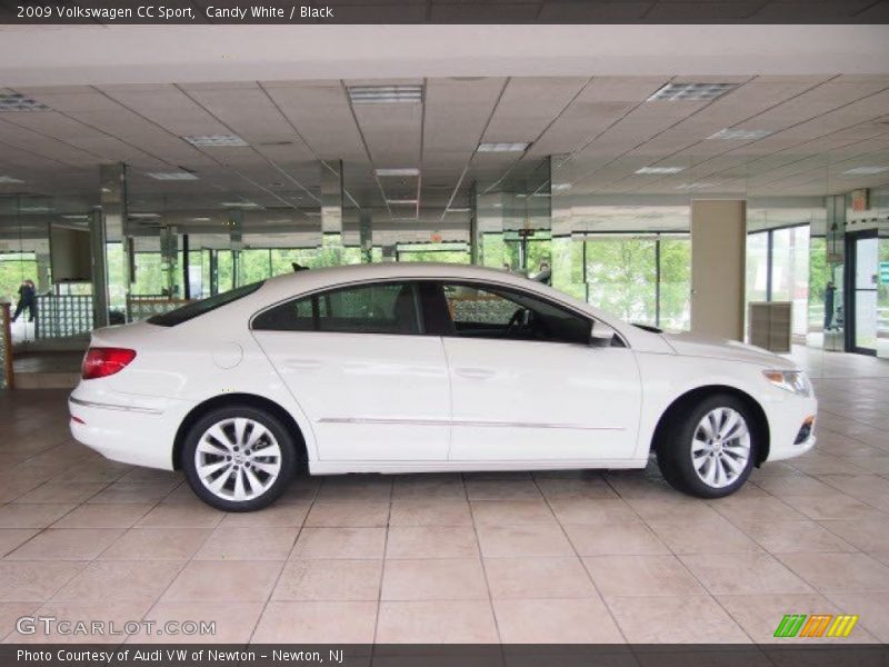 Candy White / Black 2009 Volkswagen CC Sport