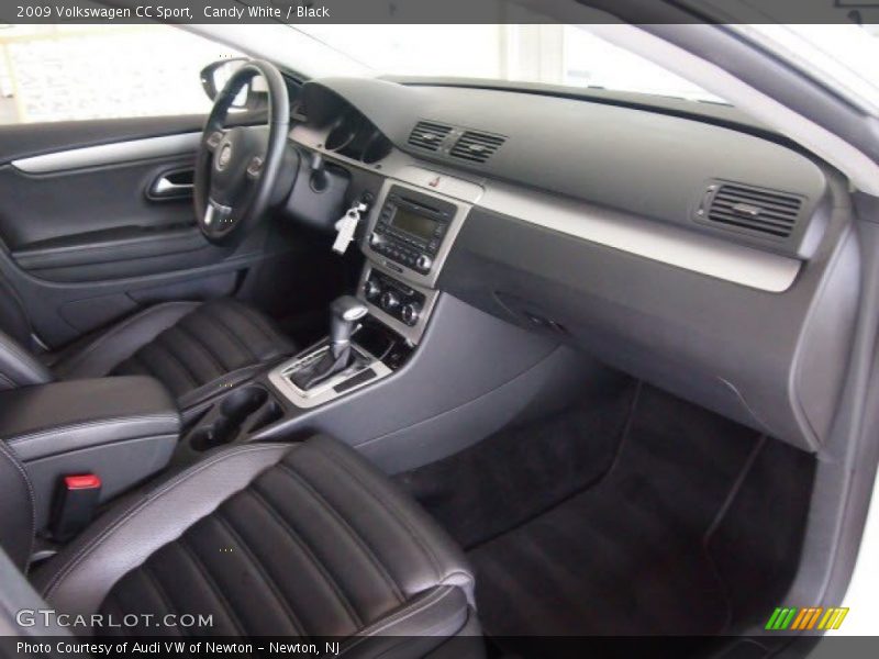Candy White / Black 2009 Volkswagen CC Sport
