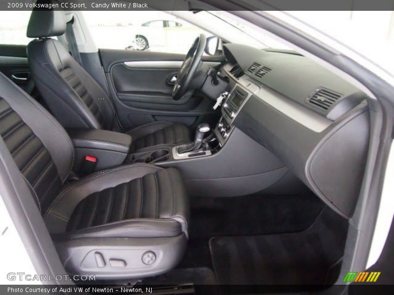 Candy White / Black 2009 Volkswagen CC Sport