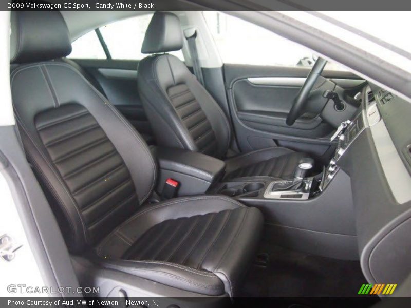 Candy White / Black 2009 Volkswagen CC Sport