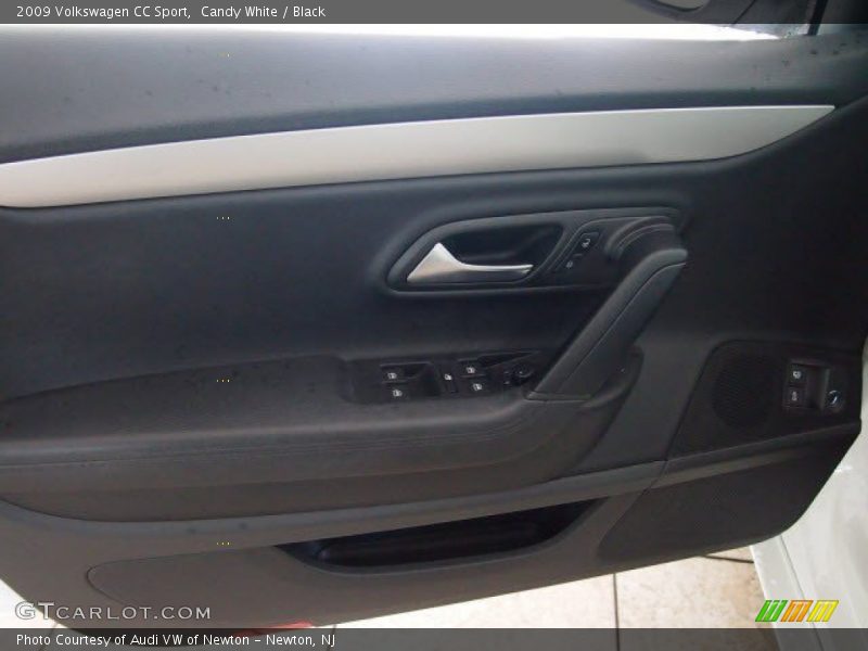 Candy White / Black 2009 Volkswagen CC Sport