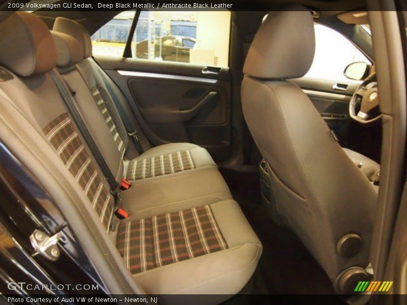 Deep Black Metallic / Anthracite Black Leather 2009 Volkswagen GLI Sedan