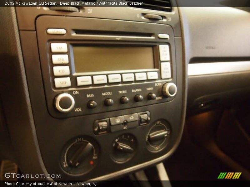 Deep Black Metallic / Anthracite Black Leather 2009 Volkswagen GLI Sedan