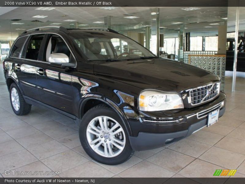 Ember Black Metallic / Off Black 2008 Volvo XC90 V8 AWD