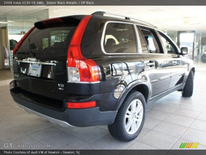 Ember Black Metallic / Off Black 2008 Volvo XC90 V8 AWD