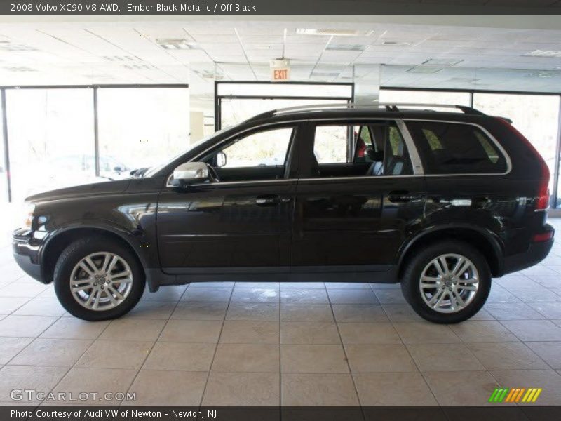 Ember Black Metallic / Off Black 2008 Volvo XC90 V8 AWD