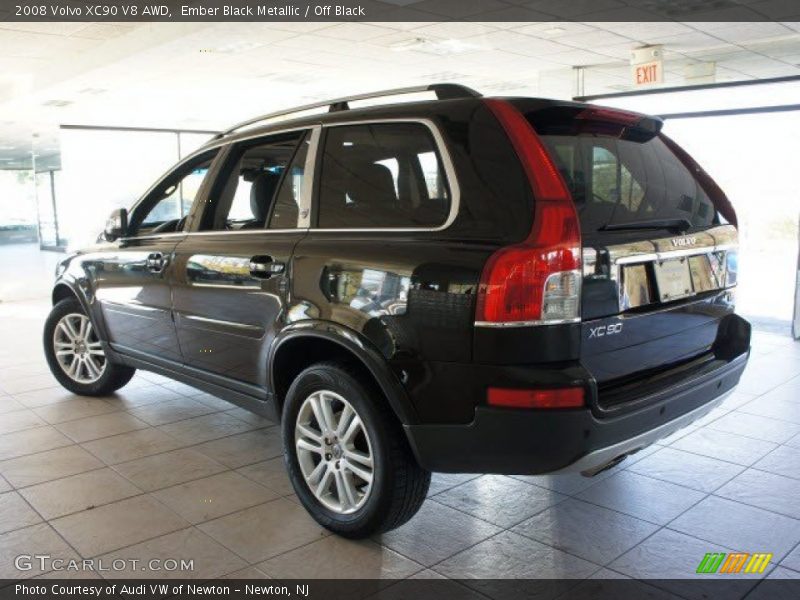Ember Black Metallic / Off Black 2008 Volvo XC90 V8 AWD
