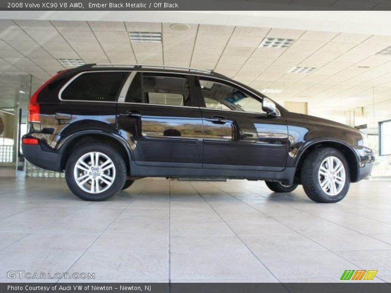 Ember Black Metallic / Off Black 2008 Volvo XC90 V8 AWD