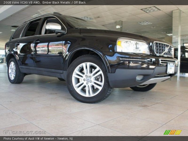 Ember Black Metallic / Off Black 2008 Volvo XC90 V8 AWD
