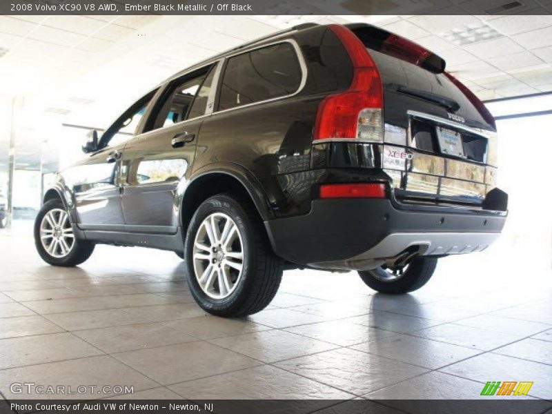 Ember Black Metallic / Off Black 2008 Volvo XC90 V8 AWD