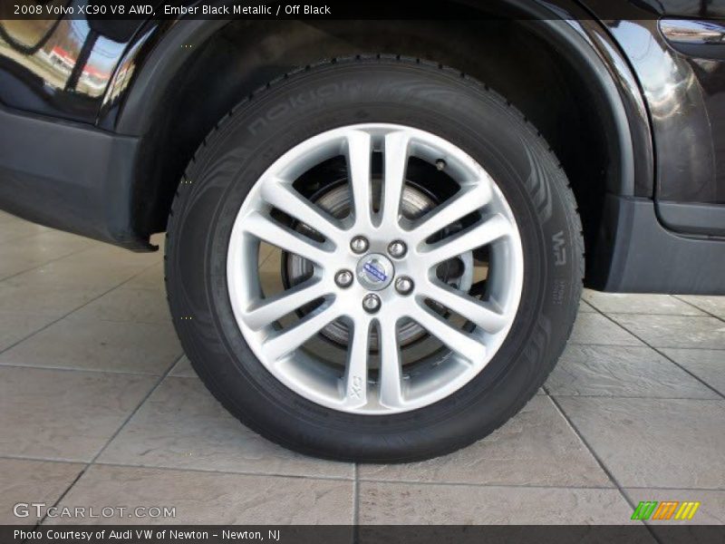 Ember Black Metallic / Off Black 2008 Volvo XC90 V8 AWD