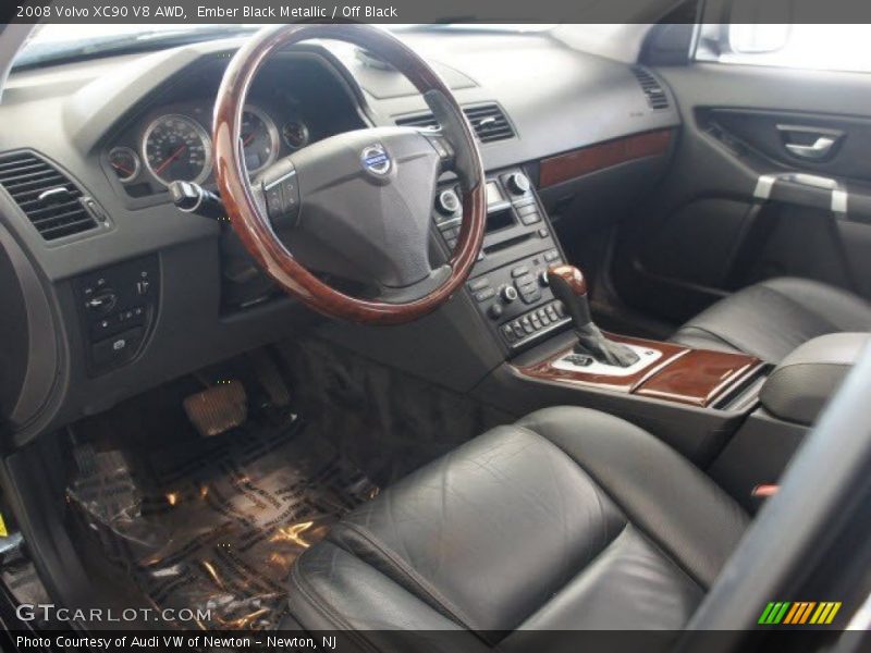Ember Black Metallic / Off Black 2008 Volvo XC90 V8 AWD