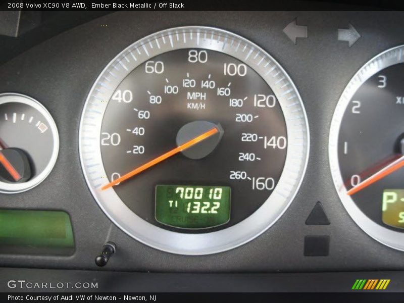 Ember Black Metallic / Off Black 2008 Volvo XC90 V8 AWD