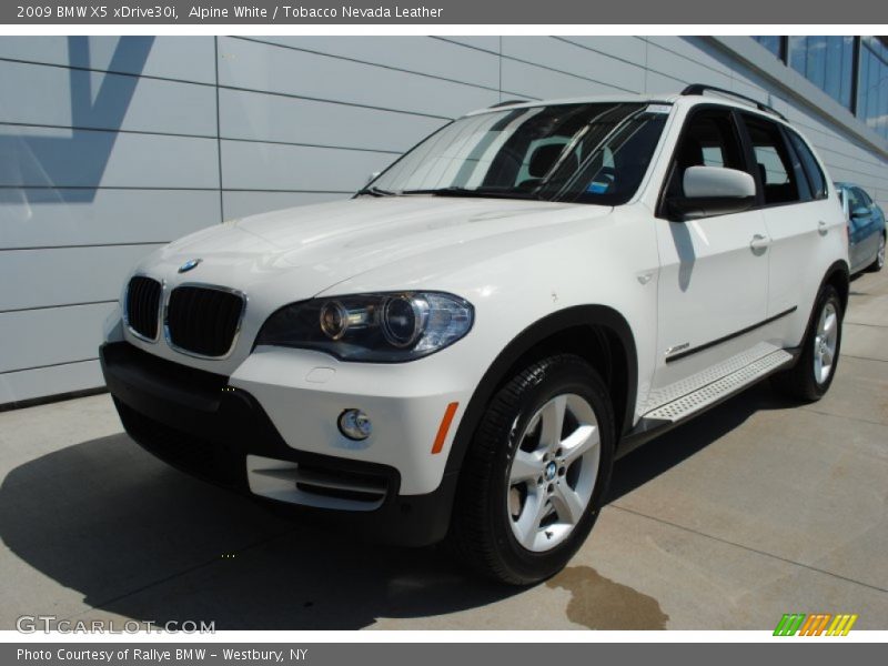 Alpine White / Tobacco Nevada Leather 2009 BMW X5 xDrive30i