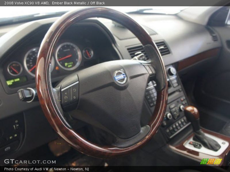 Ember Black Metallic / Off Black 2008 Volvo XC90 V8 AWD