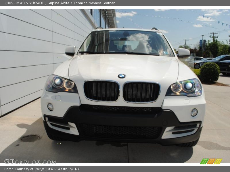 Alpine White / Tobacco Nevada Leather 2009 BMW X5 xDrive30i