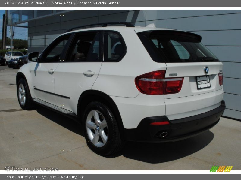 Alpine White / Tobacco Nevada Leather 2009 BMW X5 xDrive30i