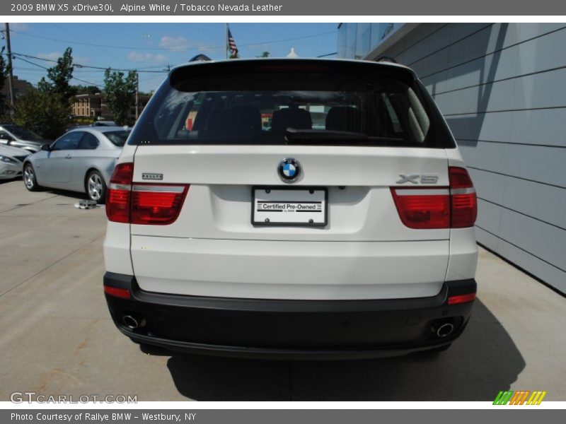 Alpine White / Tobacco Nevada Leather 2009 BMW X5 xDrive30i