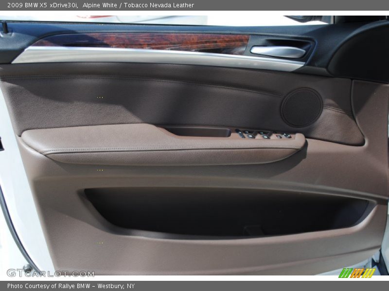 Alpine White / Tobacco Nevada Leather 2009 BMW X5 xDrive30i